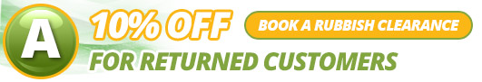 Crystal Palace London returned customers rubbish removal service offer