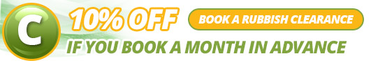 Crystal Palace London customers rubbish removal service offer book a month in advance